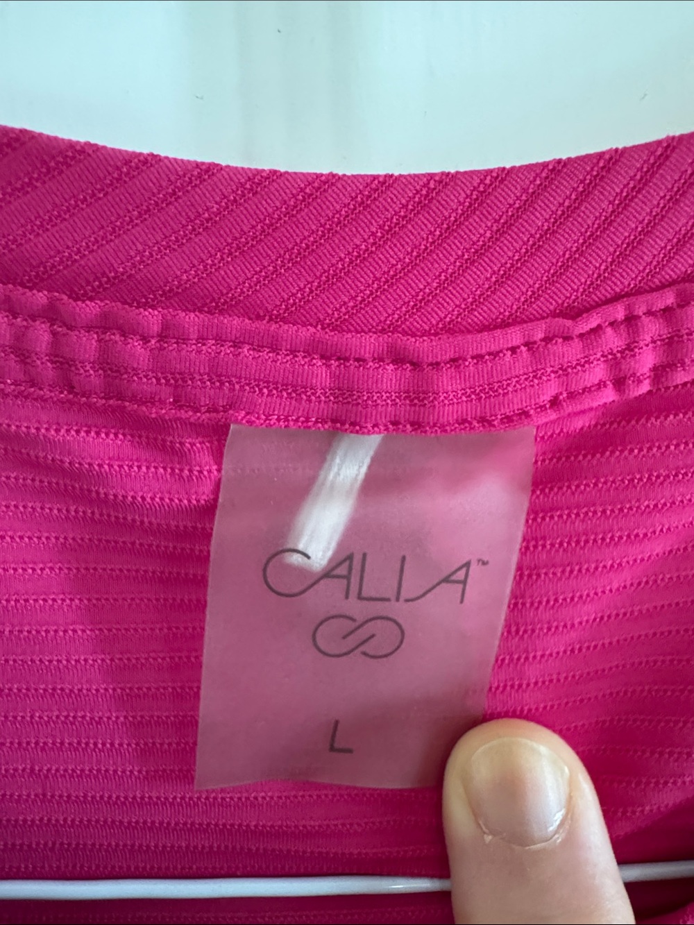 Women’s CALIA Bright Fuchsia Athletic loose fit Tank Top Sz L - Picture 2 of 6